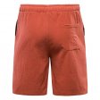 Short de plage en coton et lin pour homme - Rouge