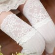 Nuove calze di cotone sexy in pizzo sottili sopra il ginocchio