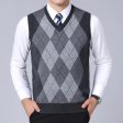 Jumpers Knitted Vest Autumn Korean Style Casual Men Clothes