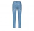 Jeans cropped in cotone con jeans skinny da uomo di distruzione