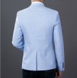 Giacca da uomo in cotone sottile moda coreana da uomo nuovo