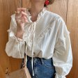 Camicie da donna con top eleganti casual vintage nuove