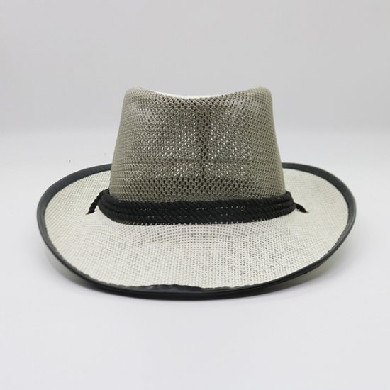 Cappello da spiaggia estivo da uomo in maglia traspirante